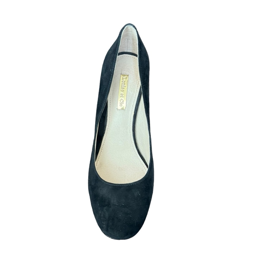 Louise Et Cie Suede Round Toe Pumps Size 6 - Picture 4 of 9